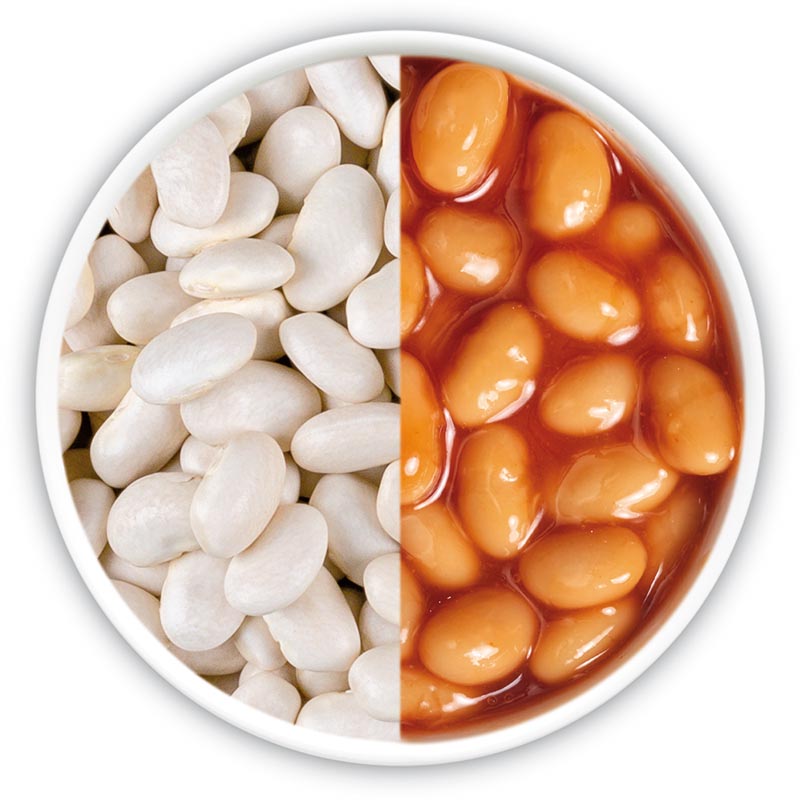 Organic baked beans